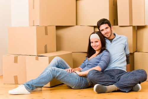 Careful furniture protection during flat removals in Sutton