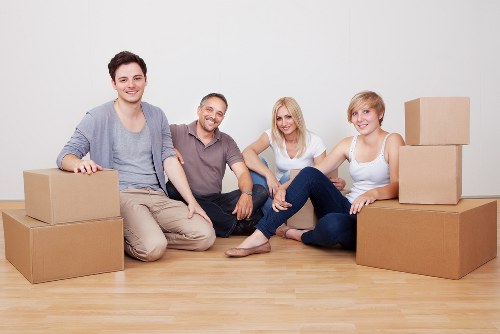 Essentials boxes prepared for moving day in Sutton