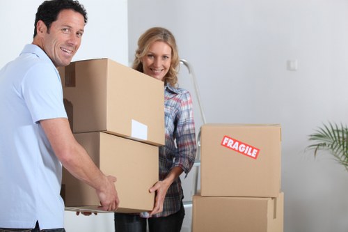 A smooth relocation scene representing removals in Sutton