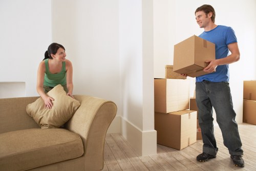 Storage boxes stacked neatly for long-term organisation